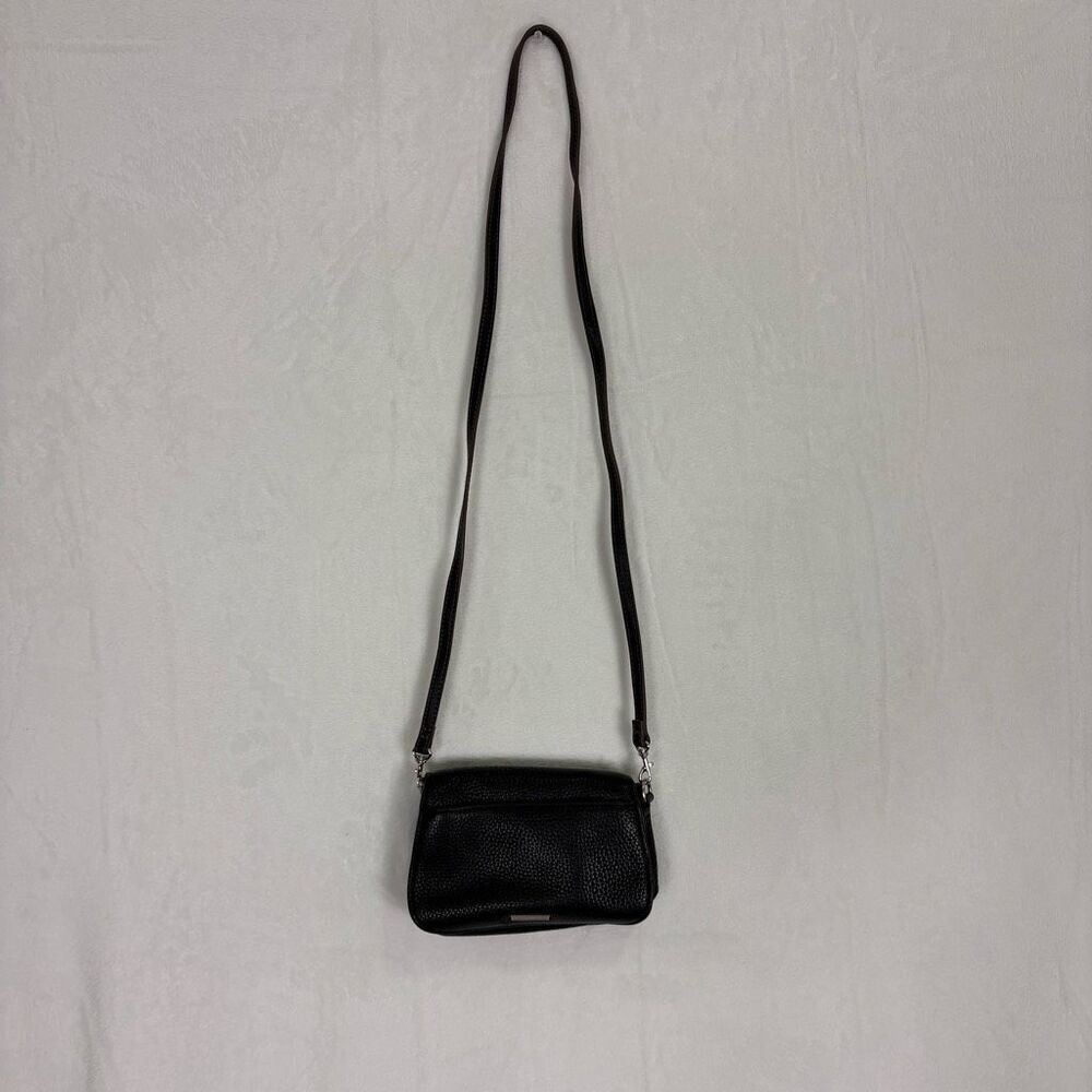 Rebecca Minkoff Black Leather with Suede Detail Small Crossbody Purse - Picture 6 of 10